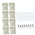 thumbnail image 2 of Tnarru 8 Pcs Poids de Rideau Extérieur Sacs de Sable Professionnels Faciles à Utiliser Réutilisables Robustes avec Pinces pour Tapis de Pique-Nique Extérieur, 2 of 8