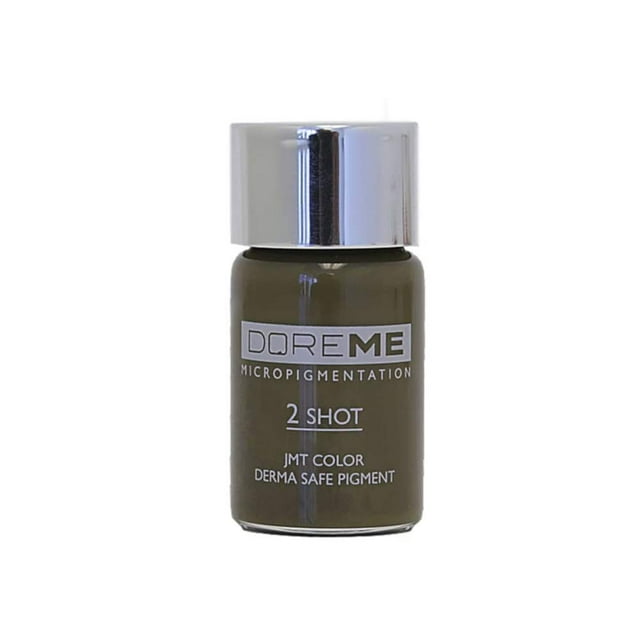 Doreme 2 Shot Manual Permanent Makeup Pigment Ink for Microblading (Olive 818)