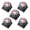 Dark gray, variant on HannLk Mechanical Keyboard Styling Items with Rounded Cats Paws Theme Look