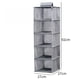 thumbnail image 2 of Organizador de almacenamiento de telas colgante estilo cajón multicapa | Bolso lavable para armario | Compartimento de accesorios para ropa | Ahorro de espacio ligero | Solución duradera para, 2 of 2