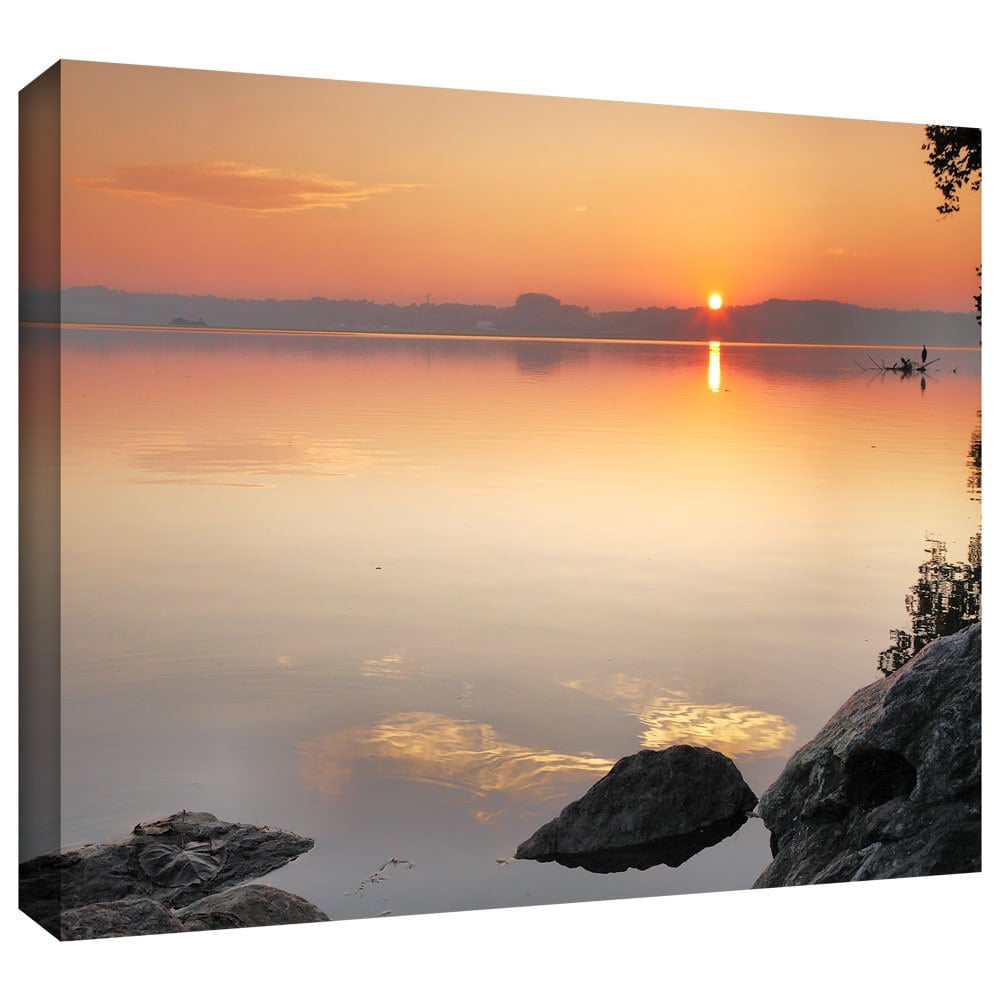 ArtWall Steven Ainsworth "Potomac Sunrise" Gallery-Wrapped Canvas