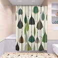 thumbnail image 5 of Stylized Umbrella 4 Piece Bathroom Set Waterproof Bath Curtain Anti-Slip Mats and Toilet Pad Practical and Affordable 66x72in Curtain, 5 of 8