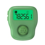 Techinal Silent Finger Counter 6 Channels Digital Tasbih Tally Clicker with LED for Prayer Knitting Sports Gift Rechargeable