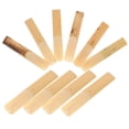 thumbnail image 1 of OUNONA 10 Pcs Clarinet Reeds Light Yellow Wood Reeds for Clarinet for Performance, 1 of 8
