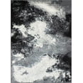 thumbnail image 2 of Abstract Rugs Clouds Pattern Carpet Gray Black White, 2 of 7