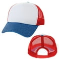 thumbnail image 2 of Way to Celebrate Americana "Party in the USA" Baseball Cap, Red, White and Blue, Adult Size, 1 Piece, 2 of 3