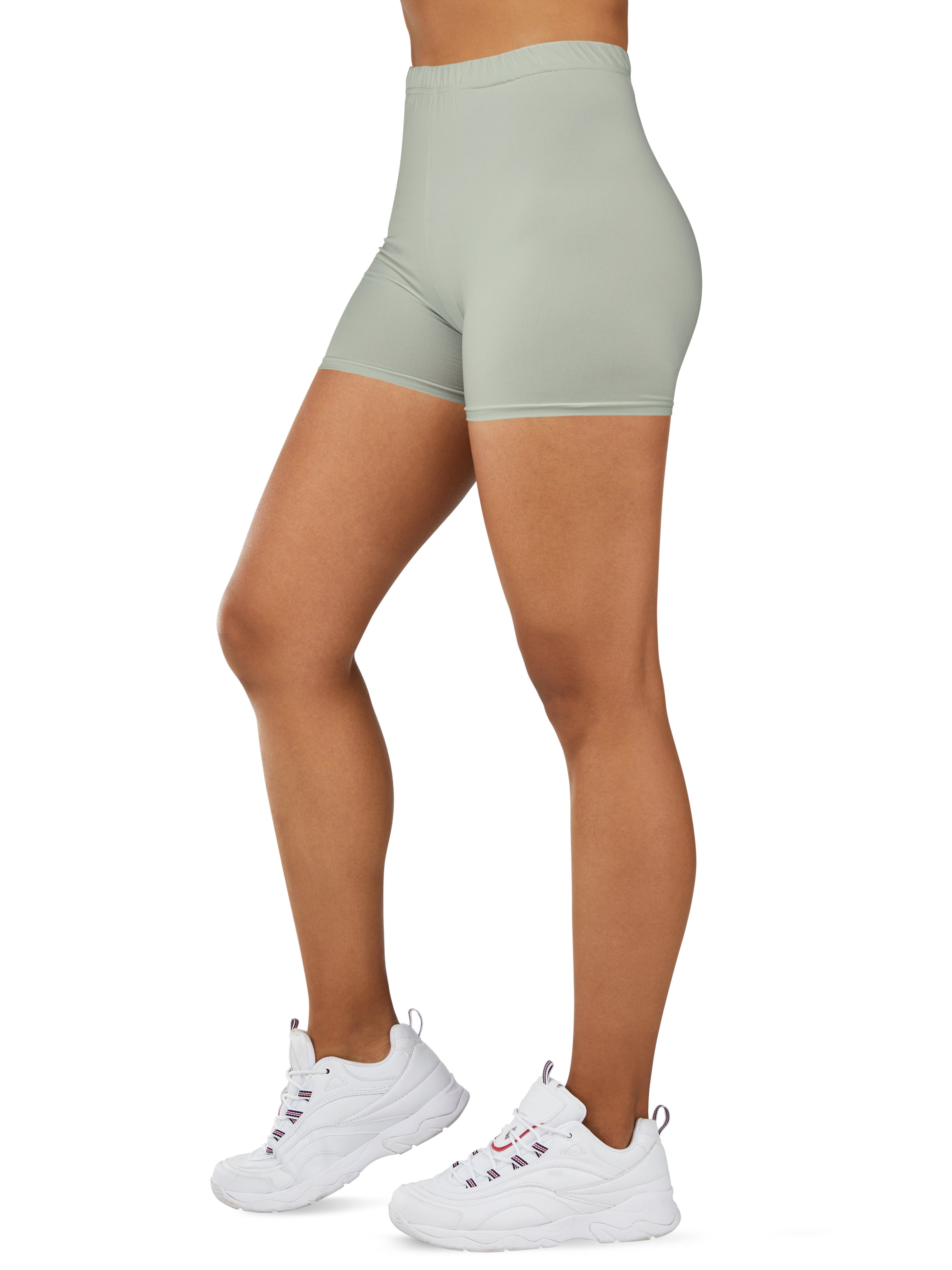 Gilbin Ultra Soft High Waist Yoga Stretch Mini-Bike Shorts for Women-Many  Colors-One Size & Plus Size (Nude S-L) - Walmart.com