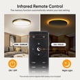 thumbnail image 2 of Lightania 15 Inch Flush Mount Ceiling Light with Remote Control & Night Light, 5CCT Dimmable Ceiling Light Fixture, 35W 3500LM 2700K-6500K Adjustable, 2 of 9