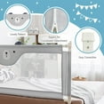 thumbnail image 6 of YYAo Bed Guard Rails,Bed Fence,Bed Gate for Baby,Vertical Lifting Baby Bedrail Guard with Double Safety Child Lock, 6 of 8