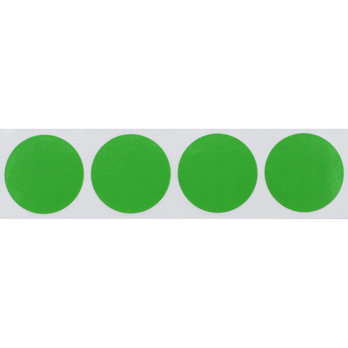 Small Green Made In Mexico Stickers, 1/2 Round