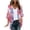 Watermelon Red, variant on Holiday Cardigans for Women 4th of July American Flag Print Chiffon Cardigan 3/4 Sleeve Open Front Kimonos Sun Protection Casual Beach Coverups Blue L