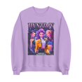 thumbnail image 5 of Moonsky Sudadera pop Demon Hun/er, sudadera Huntrix con cuello redondo, jersey de manga larga para mujer y hombre, ropa de calle, moda urbana (Azul claro 2XL), 5 of 5