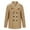 Beige, variant on DPTALR George Men's Classic Notched Collar Double Breasted Wool Blend Pea Coat,Khaki,Big and Tall Men S