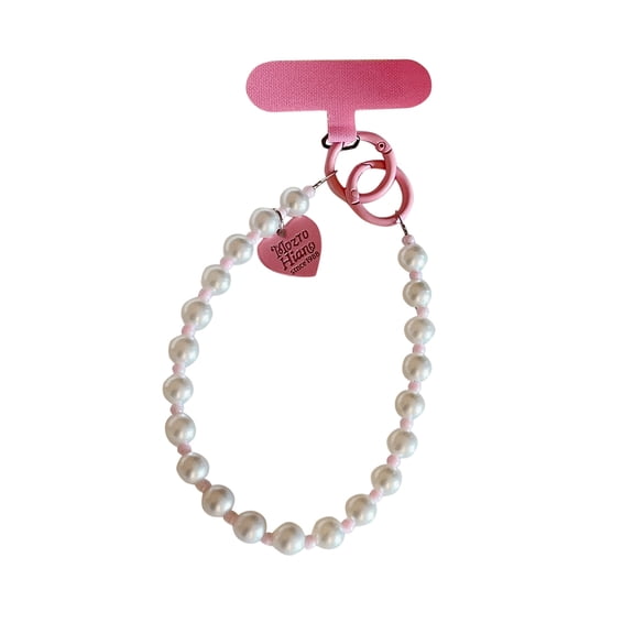 EcoNest Cute Phone Lanyard Phone Wristband Phone String Pearl Crossbody Phone Lanyard Phone Neck Strap Universal Handheld Wrist Bag Wallet Key