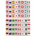 thumbnail image 1 of Mahjong Tile Set Flag Pattern & Cartoon Animal Mahjong Matching Blocks Tiles Set Travel Board Game, 1 of 7