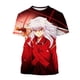 thumbnail image 1 of Nueva Camiseta Casual Inuyasha Impresión 3D De Manga Corta De Personalidad De Moda Para Hombres, 1 of 3