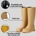 thumbnail image 4 of AUXDIQ Wellington Boots Women Mid-calf Wellies Waterproof Rain Boots Outdoor Garden Shoes, 4 of 6