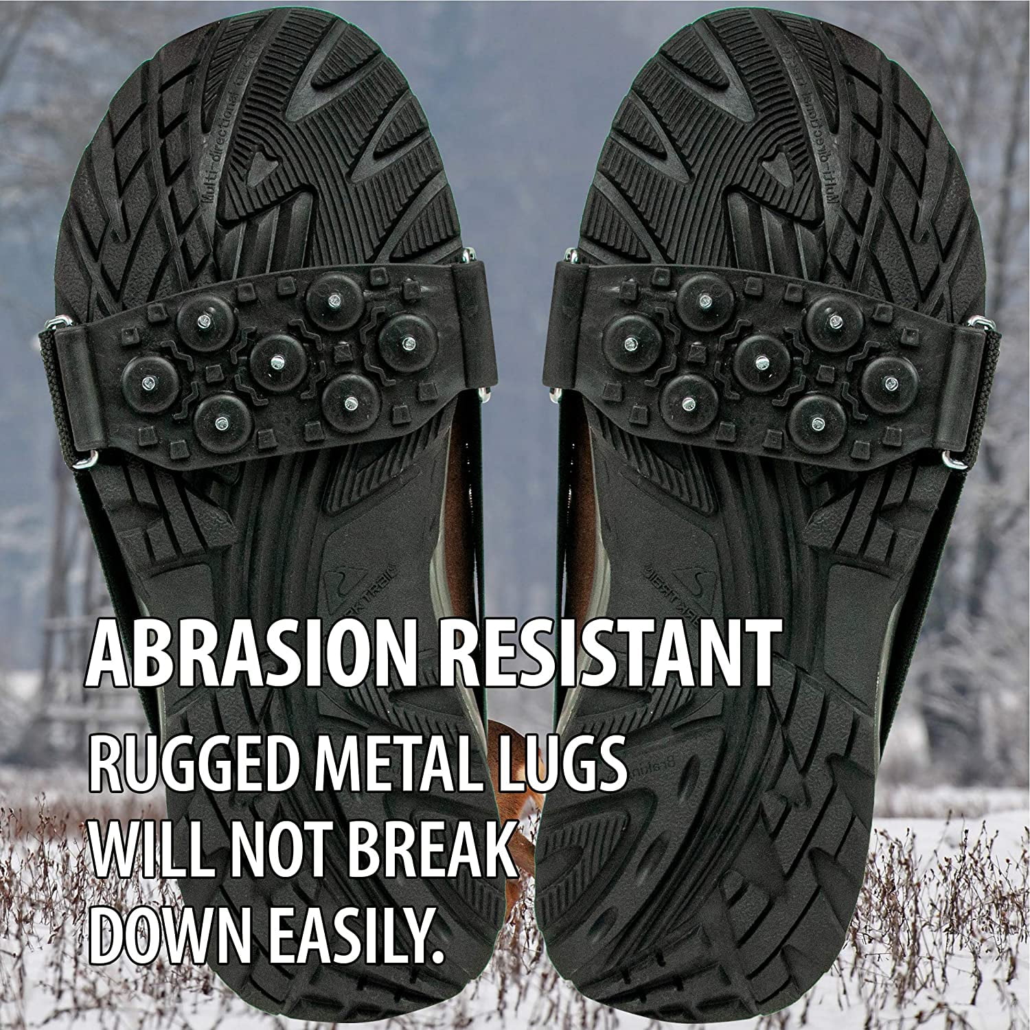 JOB SITE Jobsite Ice Claws Snow & Ice Traction Cleats (6 Pack)