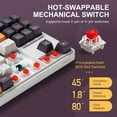 thumbnail image 3 of XIAOMI MIIIW Z870 87 Keys Compact Mechanical Keyboard (Kailh BOX Red Switches), 3 of 7