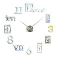 thumbnail image 1 of Reloj de pared digital de bajo ruido de bricolaje Reloj colgante a prueba de herrumbre de metal para sala de estar Oficina AweSitey HA001632-02B, 1 of 6