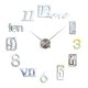 thumbnail image 1 of Reloj de pared digital de bajo ruido de bricolaje Reloj colgante a prueba de herrumbre de metal para sala de estar Oficina sidaley HA001632-02B, 1 of 6