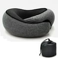 thumbnail image 1 of Almohada de viaje para el cuello, almohada en forma de U de espuma viscoelástica, soporte para el cuello de viaje estilo caracol, 1 of 5