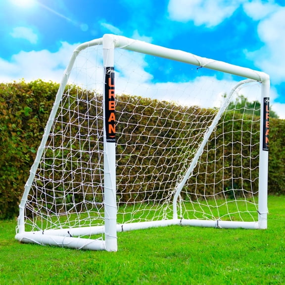 FLICK Match Grade Soccer Goal | All Weather, Ultra Thick Goal Post | 6 x 4ft or 12 x 6ft | Easy Assembly | Backyards or Clubs