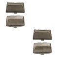 thumbnail image 1 of Transemion 1 Pair Light Lens Cover Guard Mud Tips for Light Brown 52x100mm 2Set, 1 of 6
