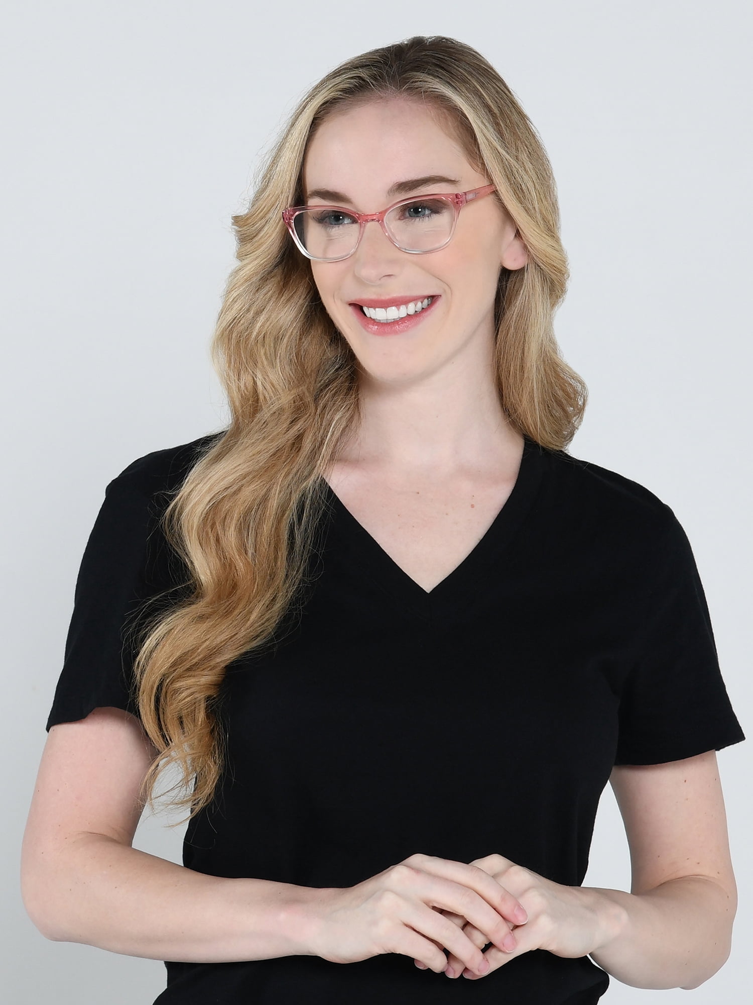 Foster Grant Pink Cat Eye Reading Glasses