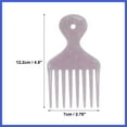 thumbnail image 5 of Vocoste Hangable Hair Picks for Curly with Hair Wide Tooth for Hair Styling Hair Care Light Purple, 5 of 7