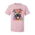 thumbnail image 3 of Dean Russo Best Dog Dog Lover Men's Graphic T-Shirt, Light Pink, 3X-Large, 3 of 6