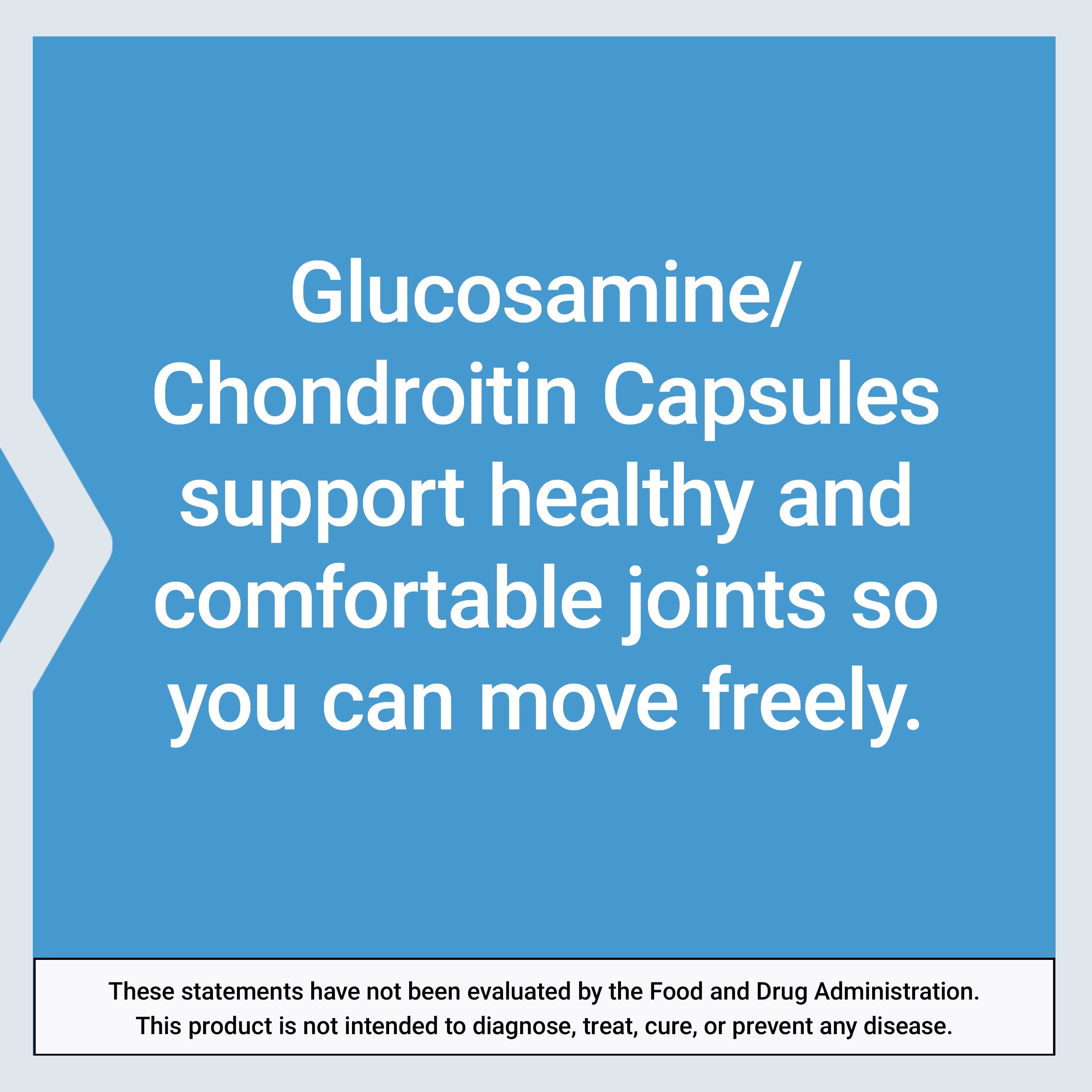 Life Extension Glucosamine/Chondroitin Capsules, high-quality nutrition for healthy joints and cartilage, non-GMO, gluten-free, 100 capsules