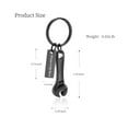 thumbnail image 3 of Wrench Urn Necklace for Ashes for Women Men Human Ashes Holder Stainless Steel Hammer Cremation Jewelry for Ashes Pendant, 3 of 6