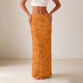 thumbnail image 2 of Unir Women Full Floral Beaded Sequin Embroidery Mesh Bodycon Maxi Skirt Fitted High Waist Slim Glam Nightclub Party Evening Casual Long Bottom 1PC S-L Plus Size Friendly, 2 of 4