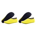 thumbnail image 4 of Eigraketly 1 par de zapatos de playa antideslizantes de secado rápido calcetines descalzos remo amarillo S Type2 NO2, 4 of 6
