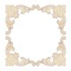 thumbnail image 1 of Uxcell 4 Pcs Apliques de Madera de Esquina, Apliques Decorativos de Flor Tallada de 2.4 Pulgadas, Decales de Madera Sólida Sin Pintar, 1 of 4