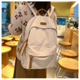 thumbnail image 2 of Japón Y Corea Del Sur Nueva Mochila De Color Sólido Mochila Escolar Para Estudiantes Mochila Simple De Gran Capacidad, 2 of 4