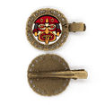 thumbnail image 1 of Arte Abstracto dibujo Totem indio cara Broche broche broche broche broche broche, 1 of 3