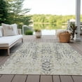 thumbnail image 6 of Addison Rugs Chantille Indoor/Outdoor Transitional Floral Beige Washable Rectangle Rug, 8' x 10', 6 of 6