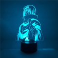 thumbnail image 2 of 3D Illusion Lamp Anime Uchiha Itachi Anime Figures Night Light 3D Led Acrylic Shippuden Lamp Lamp led Night Light for Kids nghxinur (Color : 7, 2 of 4