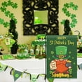 thumbnail image 3 of St Patrick''s Day Garden Flag Shamrock Leprechaun Hat 12x18 Inches Double Sided, Green Lucky Clover Holiday Outdoor Yard Decorations (Gnome-01), 3 of 6