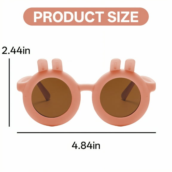 GJX 4Pcs Baby Sunglasses Toddler Girl Sunglasses Kids Sunglasses Boys,Orange