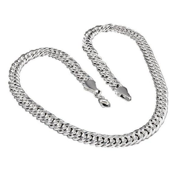 Fashion 4mm 925 Silver Chain Men Necklace