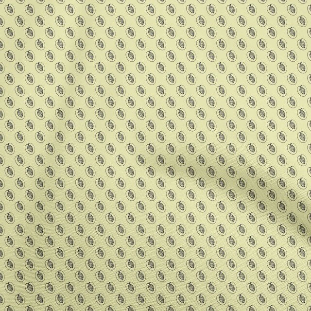 oneOone Velvet Light Yellow Fabric Peach Craft Projects Decor Fabric Printed By The Yard 58 Inch Wide