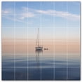 thumbnail image 1 of Picture-Tiles.com: Boat Ceramic Tile Wall Mural WAL500224-66M. 36"W x 36"H using (36) 6" x 6" Ceramic Tiles-Satin Finish, 1 of 3