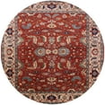 thumbnail image 1 of Ahgly Company Machine Washable Indoor Round Industrial Modern Tomato Red Area Rugs, 6' Round, 1 of 7