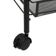 thumbnail image 4 of vidaXL 4-Tier Kitchen Trolley Black 46x26x85 cm Iron, 4 of 5