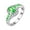 green, variant on YYKihy Shaped Cubic Zircon Solitaire Style Wedding Enagement Anniversary Ring Dainty Stackable Engagement Wedding Promise Rings