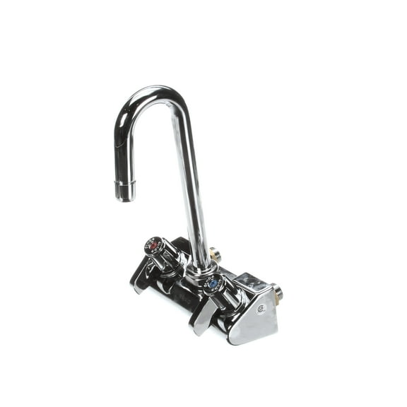 T&S Brass Equip 4 Wall Mount Faucet W/ 3 Swivel Gooseneck, 5F-4WLX03 - Genuine OEM Replacement Part