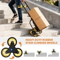 thumbnail image 5 of Yellow 6-Wheel 440LBS Folding Stair Climbing Hand Truck, 5 of 7